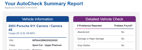 summary report